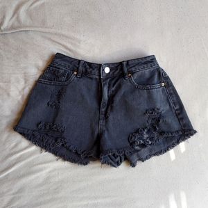 Pacsun black jean shorts